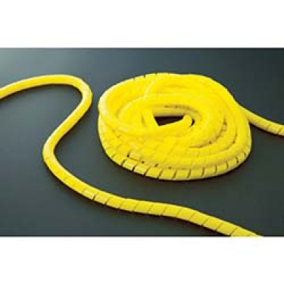 日本中山 TRUSCO  TSP3Y ＴＲＵＳＣＯ　スパイラルチューブ１０ｍ　結束径１．５～１０．０　黄