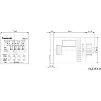 パナソニック　デバイスＳＵＮＸ（株） ATL1137 Ｐａｎａｓｏｎｉｃ　電子カウンタ　ＬＴ４ＨＬ８－ＡＣ２４０Ｖ