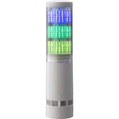 （株）パトライト LA63DTNWBRYG パトライト　ＬＡ６型積層情報表示灯Φ６０　直付け・端子台・ブザーあり