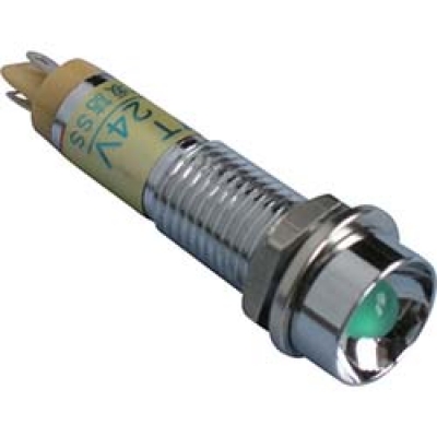 （株）坂詰製作所 DOH-7T-DC24V-G サカズメ　坂詰製作所　メタルフレーム形ＬＥＤ表示灯