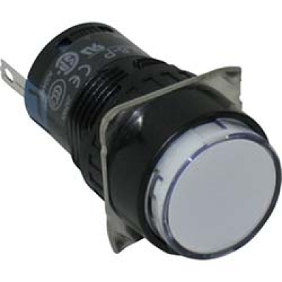 （株）坂詰製作所 DOH-7T-DC24V-R サカズメ　メタルフレーム形ＬＥＤ表示灯　ＤＯＨ－７Ｔ　ＤＣ２４Ｖ　赤　φ７