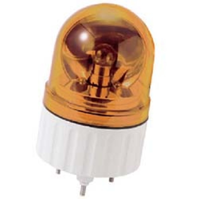 ユニット（株） 882-43B ユニット　超小型電球回転灯ブザー付ＡＣ１００Ｖ黄