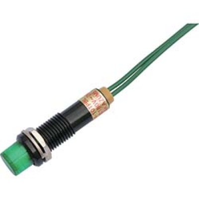 DC200V-G サカズメ　ＬＥＤ表示灯　ＤＡ－１０ＴＰＢＬ　（ＡＣ／ＤＣ２００Ｖ接続）Φ１０緑