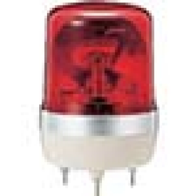 ユニット（株） 882-67A ユニット　小型回転灯　ブザー付　１００Ｖ　（赤）
