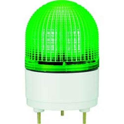 （株）パトライト KHE-24-G パトライト　ＫＨＥ型　ＬＥＤ表示灯　Φ１００　点滅・流動・ストロボ発光　緑