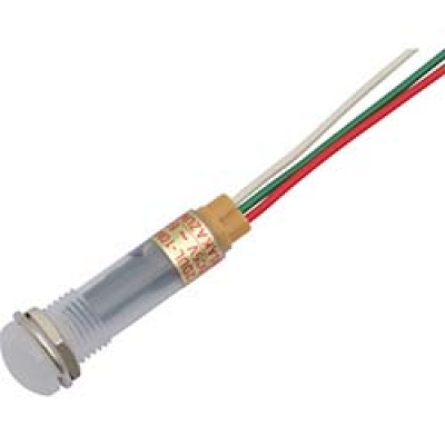 W サカズメ　２色（赤・緑）点灯ＬＥＤ表示灯　２ＤＵＬ－１０ＭＬ　Φ１０