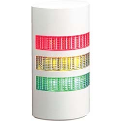 （株）パトライト LE-402FBP-RYGB パトライト　ＬＥ－Ｐ型　ＬＥＤ薄型小型積層信号灯　Φ５０　点灯・点滅／ブザー