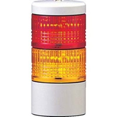 （株）パトライト LES-202AW-RY パトライト　ＬＥＳ－ＡＷ型　ＬＥＤ薄型小型積層信号灯　Φ５０　直取付け