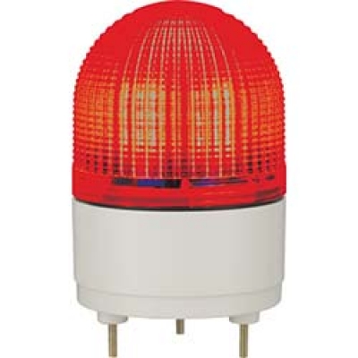 （株）パトライト KHE24R（R） パトライト　ＫＨＥ型　ＬＥＤ表示灯　Φ１００　点滅・流動・ストロボ発光　赤