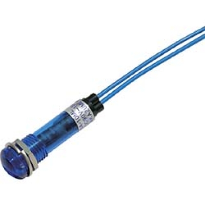 DC100V-B サカズメ　ＬＥＤ表示灯　ＤＡ－１０ＭＬ　（ＡＣ／ＤＣ１００Ｖ接続）　Φ１０　青