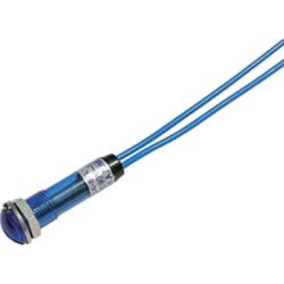 DC100V-B サカズメ　ＬＥＤ表示灯　ＤＡ－８ＦＬ　（ＡＣ／ＤＣ１００Ｖ接続）　Φ８　青