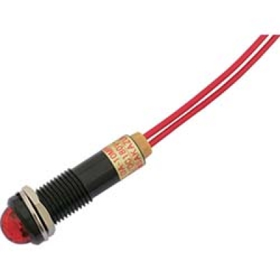 DC200V-R サカズメ　ＬＥＤ表示灯　ＤＡ－１０ＭＰＢＬ　（ＡＣ／ＤＣ２００Ｖ接続）Φ１０赤