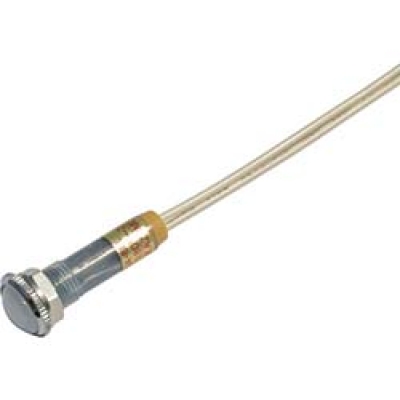 DC200V-W サカズメ　ＬＥＤ表示灯　ＤＡ－８ＦＬ－４　（ＡＣ／ＤＣ２００Ｖ接続）　Φ８　白