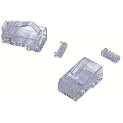 日本 ELECOM  LD-RJ45TA10 エレコム　ＣＡＴ５Ｅ対応アーチバーＲＪ４５コネクタ１０個