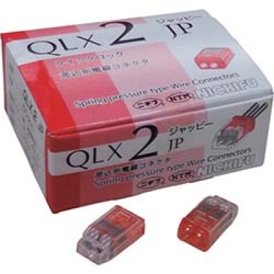 因幡電機産業（株） QLX-2-JP-RCL ＪＡＰＰＹ　差込形電線コネクタ　クイックロック　極数２