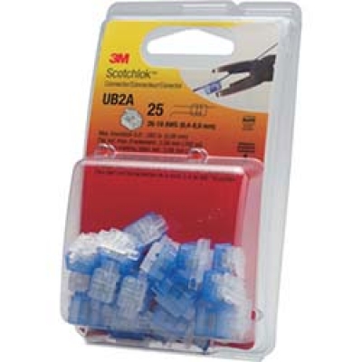 美国 3M  通信マーケット営業部 UB2A-25 ３Ｍ　スコッチロック　Ｕエレメントコネクタ　活線分岐用　ＵＢ２Ａ　２５個入り