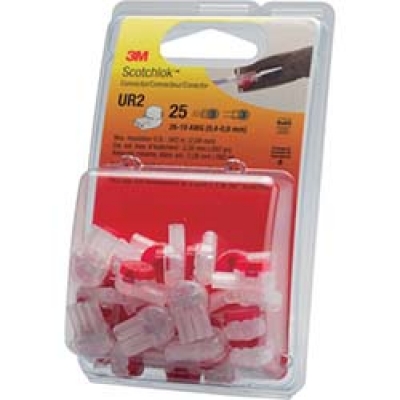 美国 3M  通信マーケット営業部 UR2-25 ３Ｍ　スコッチロック　Ｕエレメントコネクタ　直線・マルチ接続用　２５個入り