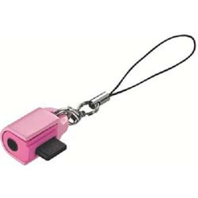 00PN エレコム　携帯電話用ヘッドホン変換コネクター（ピンク）