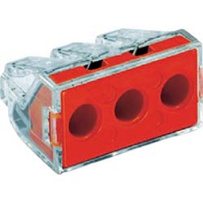 ワゴジャパン（株） WGX-3L-PK ＷＡＧＯ　ＷＧＸ－３Ｌ　差込コネクタ　３穴用　３個入