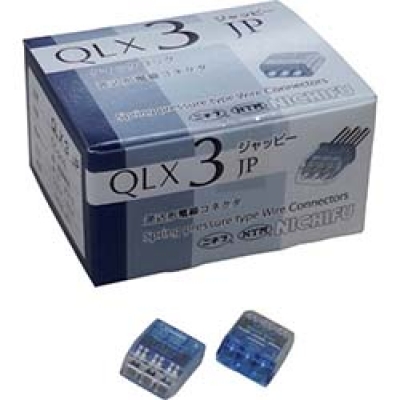 因幡電機産業（株） QLX-3-JP-BCL ＪＡＰＰＹ　差込形電線コネクタ　クイックロック　極数３
