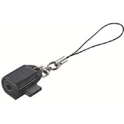 00BK エレコム　携帯電話用ヘッドホン変換コネクター（ブラック）