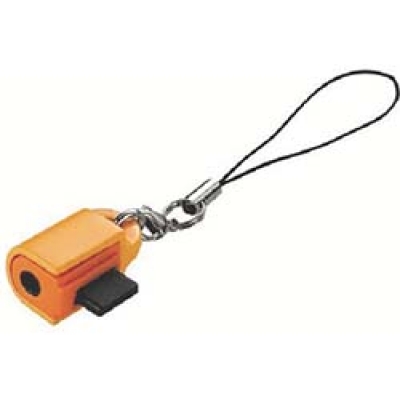 00DR エレコム　携帯電話用ヘッドホン変換コネクター（オレンジ）