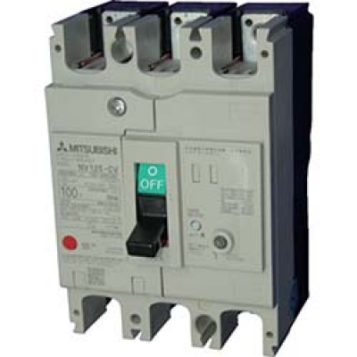 三菱電機（株） NV125-CV3P100A100-440V30MA 三菱電機　漏電遮断器　ＮＶ－Ｃシリーズ（経済品）