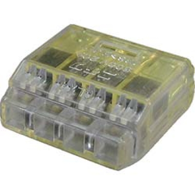 日本中山 TRUSCO  T-QL-4 ＴＲＵＳＣＯ　差込形電線コネクタ極数４　（８個入）