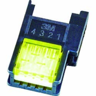 美国 3M   37304-3122-000 FL ３Ｍ　ミニ・クランプ　ワイヤーマウントソケット４極　ケーブル中継接続用