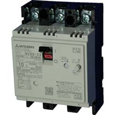 三菱電機（株） NV30-CS3P10A100-230V30MAWW 三菱電機　漏電遮断器　ＮＶ－Ｃシリーズ（経済品）
