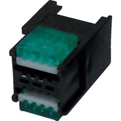 美国 3M   37308-2124-0W0 FL ３Ｍ　ミニ・クランプ　ワイヤーマウントソケット８極　ケーブル中継接続用