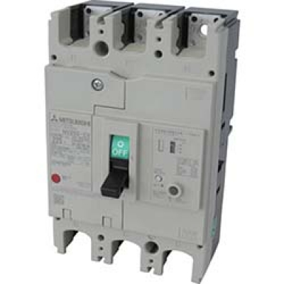 三菱電機（株） NV250CV3P225A100-440V1.2.500MA 三菱電機　漏電遮断器　ＮＶ－Ｃシリーズ（経済品）