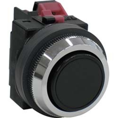 IDEC(株) ABN101B IDEC 平形押しボタンスイッチ 黒