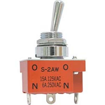 NKKスイッチズ(株) S-2AW NKKスイッチズ 防水形トグルスイッチ はんだ端子 単極ON-ON