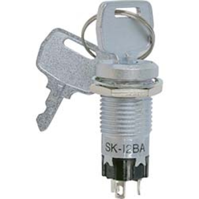 NKKスイッチズ(株) SK-12BAS1 NKKスイッチズ ねじ取付け形キーロックスイッチ ON-ON